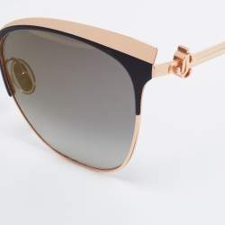 Pre Owned Jimmy Choo Black JULY/S 2M2FQ Cat Eye Sunglasses