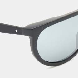 Pre Owned Jimmy Choo Black / Grey Hugo Shield Sunglasses