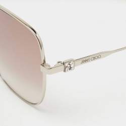 Pre Owned Jimmy Choo Purple KORI/G/SK Gradient Square Sunglasses