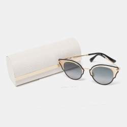 Pre Owned Jimmy Choo Black/Gold DHELIA/S Cat Eye Sunglasses
