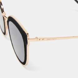 Jimmy Choo Black/Gold Nile/S Cat Eye Sunglasses