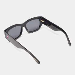 Jimmy Choo Black/Black CAMI/S Rectangle Sunglasses