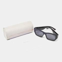 Jimmy Choo Black/Black CAMI/S Rectangle Sunglasses