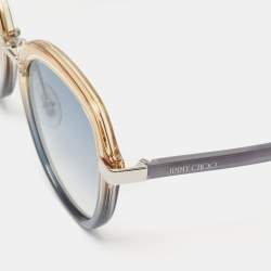 Jimmy Choo Blue Gradient DREE/S Round Sunglasses