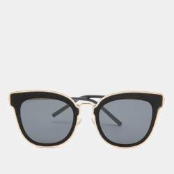 Jimmy Choo Black Nile/S RHL2/K Aviator Sunglasses