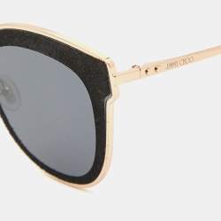 Jimmy Choo Black Nile/S RHL2/K Aviator Sunglasses