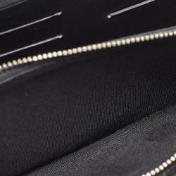 Pre Owned Jimmy Choo Black Satin Margot Chain Clutch