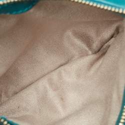 Pre Owned Jimmy Choo Green Leather and Snakeskin Zadie Crossbody Bag