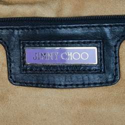 Jimmy Choo Black Leather Shopper Tote