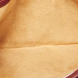 Pre Owned Jimmy Choo Burgundy Leather Flap Clutch