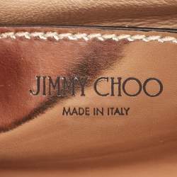 Pre Owned Jimmy Choo Brown Leather Rebel Flap Shoulder Bag