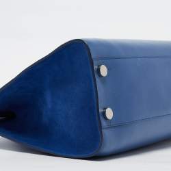Jimmy Choo Bllue Leather Riley Tote