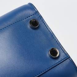 Jimmy Choo Bllue Leather Riley Tote