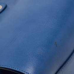Jimmy Choo Bllue Leather Riley Tote