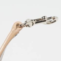 Pre Owned Jimmy Choo Silver Leather and Suede Satchel