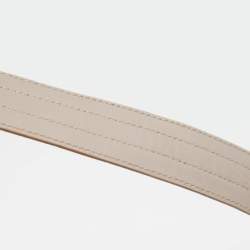 Pre Owned Jimmy Choo Silver Leather and Suede Satchel