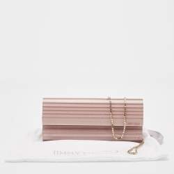 Jimmy Choo Lilac Acrylic Sweetie  Chain Clutch