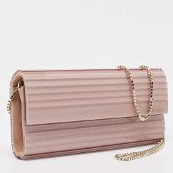 Jimmy Choo Lilac Acrylic Sweetie  Chain Clutch