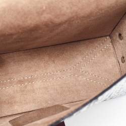 Pre Owned Jimmy Choo Silver Snakeskin Lockett City Shoulder Bag