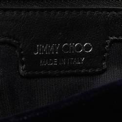 Pre Owned Jimmy Choo Midnight Blue Velvet Mini Ruby Chain Crossbody Bag