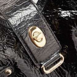 Jimmy Choo Black Patent Leather Bree Tote