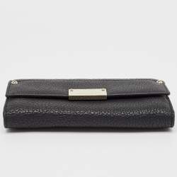 Jimmy Choo Black Reese Continental Wallet