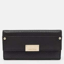 Jimmy Choo Black Reese Continental Wallet