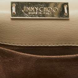 Jimmy Choo Tricolor Karung Leather Top Handle Bag