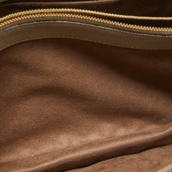 Jimmy Choo Tricolor Karung Leather Top Handle Bag