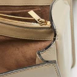 Jimmy Choo Tricolor Karung Leather Top Handle Bag