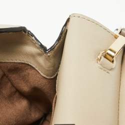 Jimmy Choo Tricolor Karung Leather Top Handle Bag