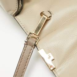 Jimmy Choo Tricolor Karung Leather Top Handle Bag