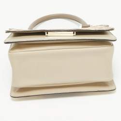 Jimmy Choo Tricolor Karung Leather Top Handle Bag