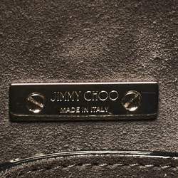 مملوكة مسبقًا Jimmy Choo Black Patent Leather Varenne Hobo