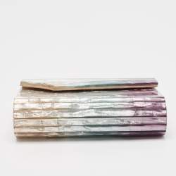 Pre Owned Jimmy Choo Multicolor Acrylic and Velvet Candy Chain Clutch