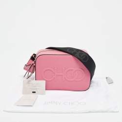 Jimmy Choo Peony Pink Leather Balti Camera Bag