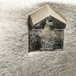 Pre Owned Jimmy Choo Silver Leather Lockett City Shoulder Bag