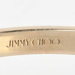 Pre Owned Jimmy Choo Gold Mirror Leather BonBon Bucket Bag