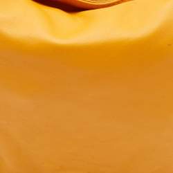 Jimmy Choo Mustard Snakeskin and Leather Sky Bangle Hobo