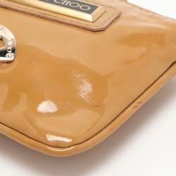 Jimmy Choo Mustard Patent Leather Chain Clutch