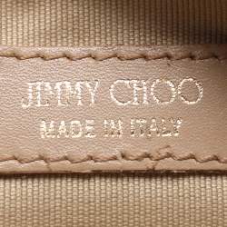 Jimmy Choo Mustard Patent Leather Chain Clutch