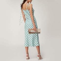 Jimmy Choo Beige Shimmering Suede Chandra Clutch