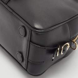 Pre Owned Jimmy Choo Black Leather Small Varenne Bowler Bag