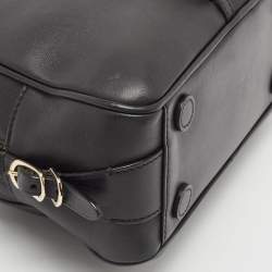 Pre Owned Jimmy Choo Black Leather Small Varenne Bowler Bag