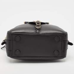 Pre Owned Jimmy Choo Black Leather Small Varenne Bowler Bag