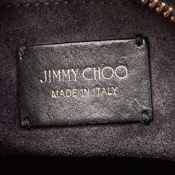 Pre Owned Jimmy Choo Black Leather Small Varenne Bowler Bag