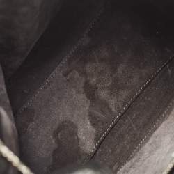 Pre Owned Jimmy Choo Black Eel Leather BonBon Bucket Bag