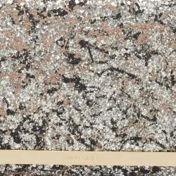 Pre Owned Jimmy Choo Tricolor Glitter and Leather Maia Clutch