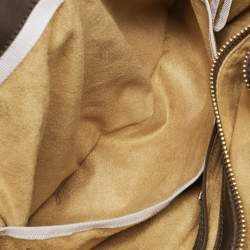 Jimmy Choo Gold/Brown Leather and Snakeskin Alex Shoulder Bag