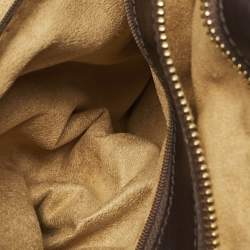 Jimmy Choo Gold/Brown Leather and Snakeskin Alex Shoulder Bag